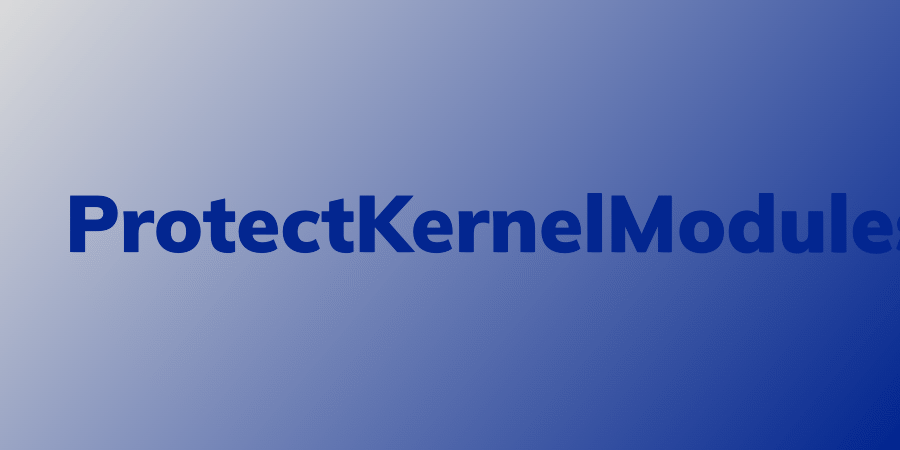 Protectkernelmodules Setting Linux Audit 